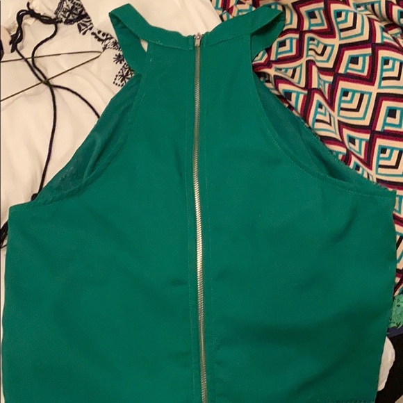 Green Racerback Top - Picture 4 of 4